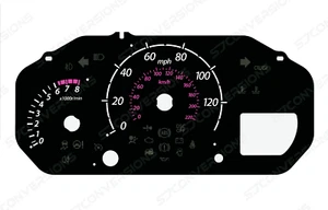 Mazda 2 Plain Dial Cards 8 Colours Gauges - Picture 1 of 8