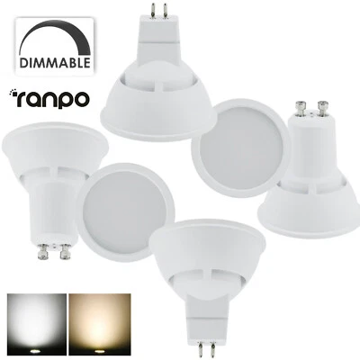 AC 220V 10W GU10 MR16 GU5.3 Dimmable LED Spotlight Bulb Acrylic+Aluminum Lamp RE - Image 1 of 4