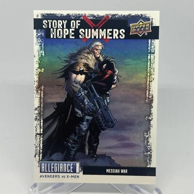 2023 UD Allegiance Avengers vs X-Men Story of Hope Summers #SH1 Messiah War Foto 1 de 3