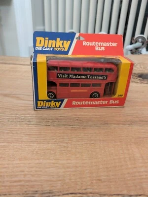 AUTOBÚS RUTEMASTER DINKY Nº289.      (VISITA MADAME TUSSAUD'S) SIN USAR, EN CAJA Foto 1 de 4