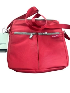 Baggallini Neu mit Etikett Apfelrot Kamerad Umhängetasche Handtasche UVP 68 $ - Bild 1 von 4