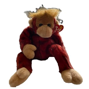 TY Beanie Babies Beanie Buddies 1999 Schweetheart Orangutan 1999 Vintage Dyed - Picture 1 of 3