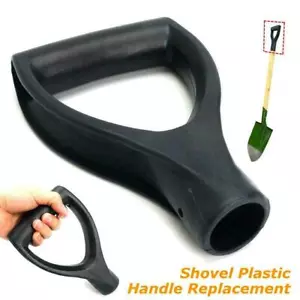 Black Plastic Shovel Replacement D-Grip Spade Handle Top Garden BEST& - Picture 1 of 10