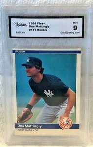 1984 Fleer Don Mattingly #131 Rookie - Graded 9 Mint - Bild 1 von 2