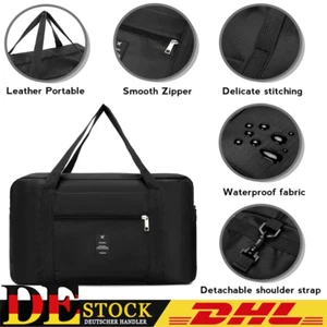 Handgep?ck Tasche für Ryanair Flugzeug Reisetasche Faltbare Handgep?ck Koffer DE - Bild 1 von 17