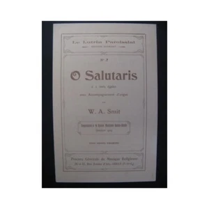 SMIT W. A. O Salutaris Canto Órgano 1905 - Imagen 1 de 2