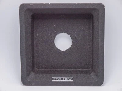 Toyo-View Camera Lens Board 6"x6" 159mm Square 40mm Recessed 34.6mm Hole Copal 0 - Image 1 of 4