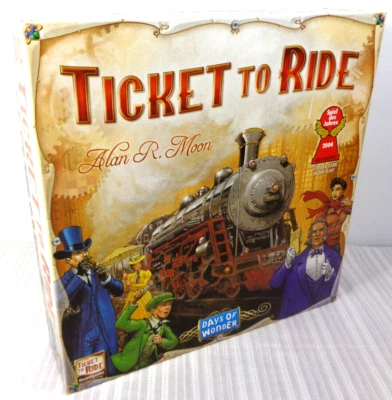 TICKET TO RIDE - Board Game - Alan R. Moon - Days of Wonder - EXCELLENT! - Image 1 of 3