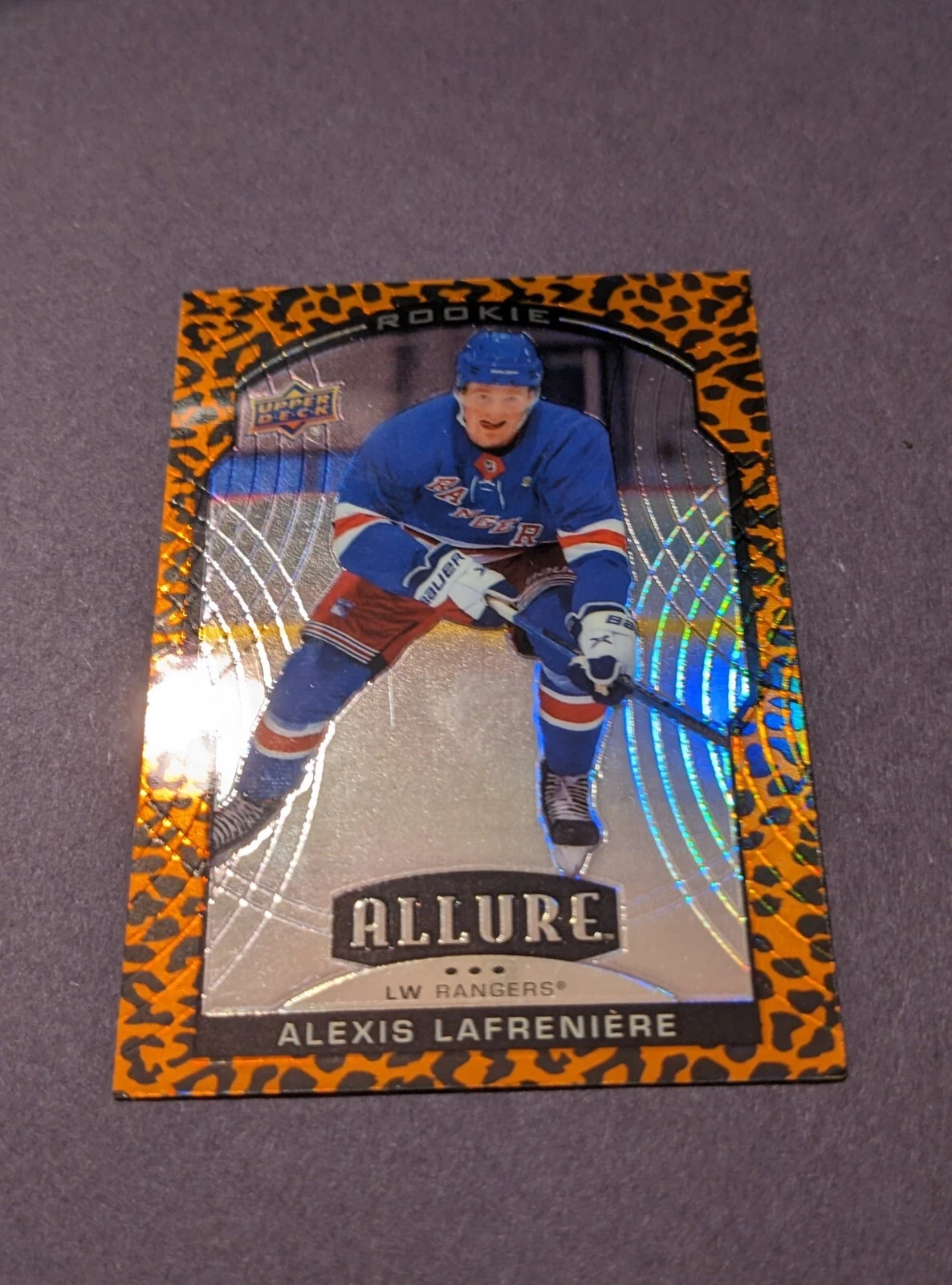 2020-21 Upper Deck Allure Alexis Lafreniere Leopard #13