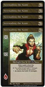 Serenading the Kami x4 + 1 Gehenna V:TES VTES Vampire CCG - Picture 1 of 1