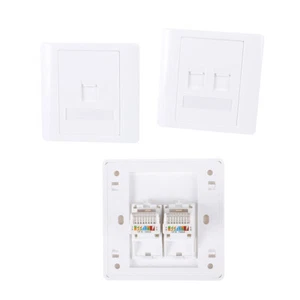 86 Type Computer Socket Panel CAT5E Network Module RJ45 Interface OutletB.G5 - Photo 1/16