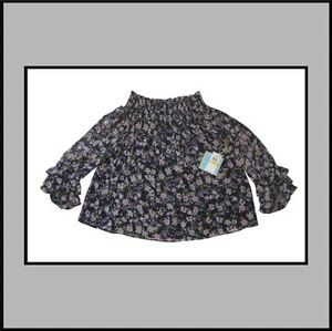 NWT! CeCe Lined Flowered Tunic/Blouse! BEAUTIFUL! Size M ~ Retail $99 - Picture 1 of 1