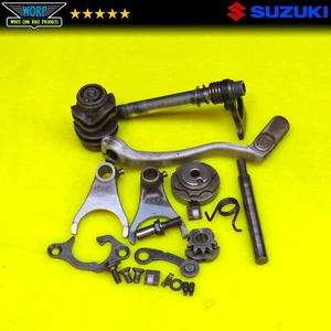 2007 SUZUKI RMZ450 TRANSMISSION GEAR CHANGE FORKS SHIFT SHAFT CAM DRUM SHIFTER - Picture 1 of 12