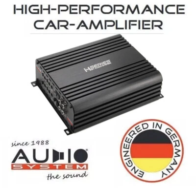 B-Ware Audio System H-1400.4D 4-Kanal High-End Verstärker Helon Serie 1400 Watt - Bild 1 von 4