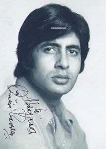 AMITABH BACHCHAN BOLLYWOOD ACTOR SIGNED REPRINT PHOTO SIZE 8"x11" . #2 - Picture 1 of 1