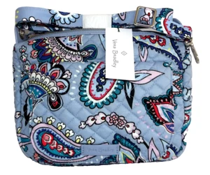 VERA BRADLEY Carson Mini Shoulder Bag Crossbody - Makani Paisley Purple - NWT - Picture 1 of 8