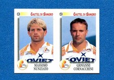 SANDBALL FOOTBALLERS 1997-98 figure-sticker no. 444 - NUNZIATO CASTEL DI SANGRO-New