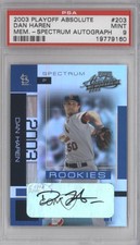 2003 Playoff Absolute Memorabilia Spectrum Signature Dan Haren Rookie Auto RC