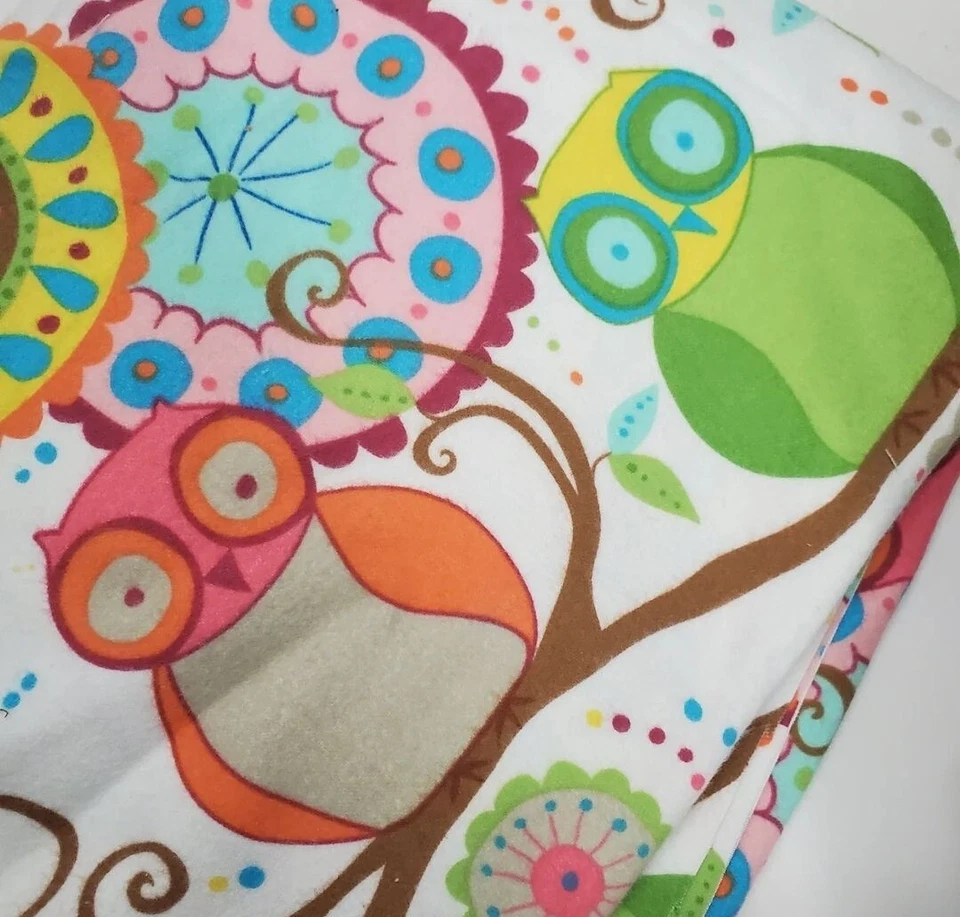 Valori Wells Flanela Corujas Costurar Colcha Freespirit Algodão Multicolorido UM JARDA - Imagem 1 de 1