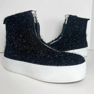 Zapatillas/botín APEPAZZA para mujer talla IT 38/US 8 negro brillante plataforma alta Foto 1 de 4