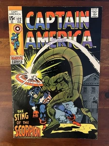 Captain America #122 (Marvel Comics Februar 1970) Mittelklasse Stan Lee Gene Colan - Bild 1 von 4