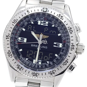 BREITLING B-1 A68362 schwarzes Zifferblatt Quarz Herrenuhr_902801 - Bild 1 von 7
