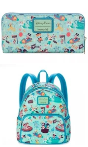2024 Disney Parks Play In The Park Loungefly Rucksack & Geldbörse - Bild 1 von 12