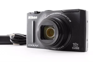 Nikon Coolpix S8100 Black Excellent+++ 12.1MP Compact Digital Camera Y2707 - Picture 1 of 21
