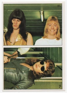 Sweet Card Panini Pop Stars Sticker 1975 Mini-Poster Vintage Glam Rock #51 - Picture 1 of 2