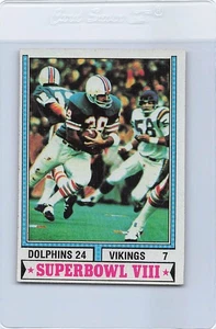 1974 Topps #463 Superbowl VIII Dolphins/ Vikings EX/MT *DA-E765 - Picture 1 of 2