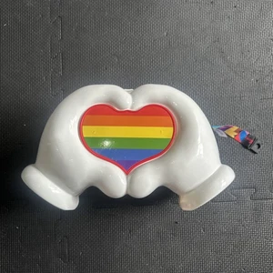 New 2025 Disney World Pride Mickey Mouse Hands Popcorn Bucket In Hand Rainbow 🌈 - Picture 1 of 8