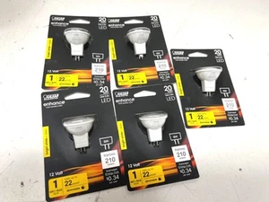5PK Feit Electric 20W Equiv MR11 GU4 Bi-Pin 12V Track Lighting LED Light Bulb - Picture 1 of 1