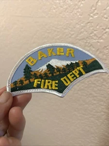 Vintage Fire Station Baker Oregon Badge Patch Department Engine Firefighter - Bild 1 von 2