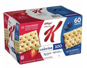 Special K Variety Pack Pastry Crisps Strawberry/Blueberry 0.88 oz. 60/Pack - Picture 1 of 1