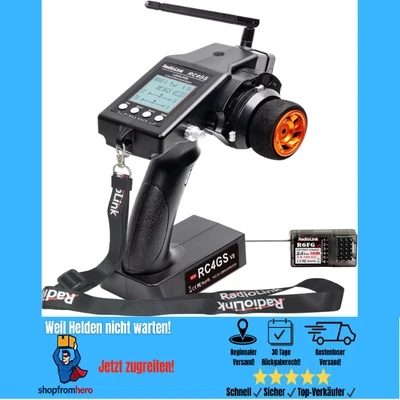 2.4 GHz Gyro-RC Set | 5 Kanal Fernsteuerung | Modellbau für Auto Boot - Bild 1 von 4