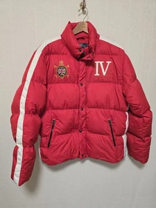Vintage Polo Ralph Lauren Britain Down Jacket Size Large Puffer Coat Challenge  - Picture 1 of 8