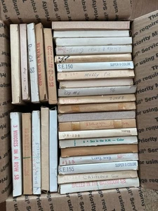 Vintage 8mm & Super 8 Color & B & W Adult Films 30 Films 5 inch reels untested - Picture 1 of 3