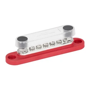 150A Power Distribution Block 2 x M6 Terminal Studs 48V Copper Busbar Practical - Picture 1 of 18