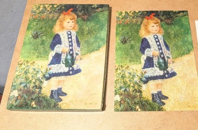 Rare 1960s Springbok A Girl With A Watering Can Renoir Puzzle No. 1050 Vintage - Image 1 of 4
