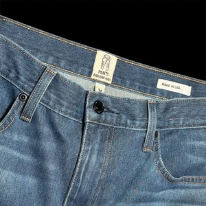 Hiroshi Kato The Scissors French Terry 4-way Jeans Mens 36x32 Dark Indigo Denim - Picture 1 of 12