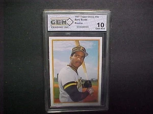 1987 Topps Glossy Barry Bonds Rookie. Gem Mint 10 #30 - Bild 1 von 3