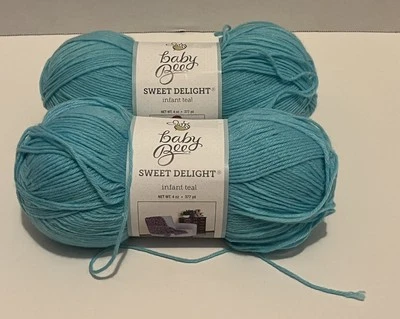 two full skeins Baby Bee Sweet yarn Infant Teal 70 - Image 1 of 4