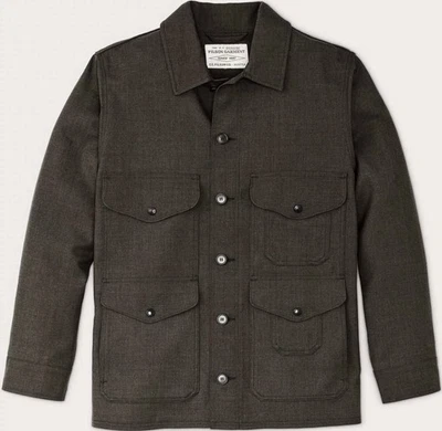 Filson Forestry Cloth Cruiser Jacket In Forest Green Heather Sz S NEW Ret. $425 - Image 1 of 4