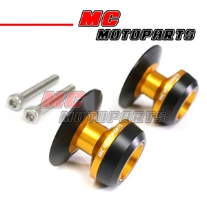 TWALL CNC Bike Stand M6 Swingarm Spools For Yamaha YZF R6 1999-2017 - Picture 1 of 13