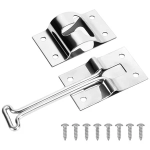 Pestillo de puerta RV - Soporte de puerta RV, pestillo de puerta de remolque de acero inoxidable, 4 puertas RV4346 - Imagen 1 de 6