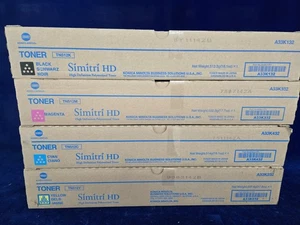 Set toner OEM Konica Minolta di TN512 YMCK per bizhub C554e/C454e/C554/C454 - Foto 1 di 1