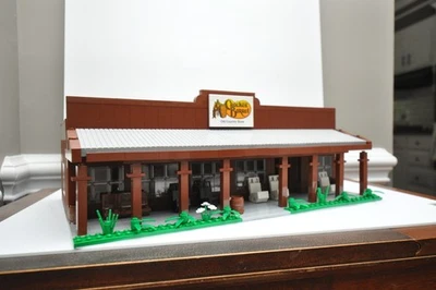 Custom Country Food Restaurant Model compatible Built with Real LEGO® Bricks - Image 1 of 4