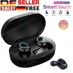 TWS Cuffie Bluetooth 5.2 Touch Control Auricolari In-Ear Auricolari Wireless - Foto 1 di 12