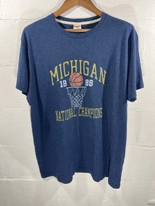 Michigan Wolverines 1989 Basketball National Champions Homage Mens 2XL Blue - Picture 1 of 4