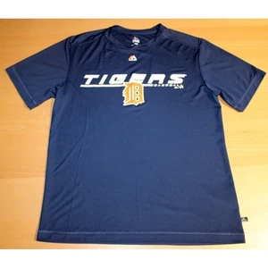 MLB Baseball Detroit Tigers Kurzarm SS Shirt Oberteil Herren Medium Majestic Blau - Bild 1 von 3